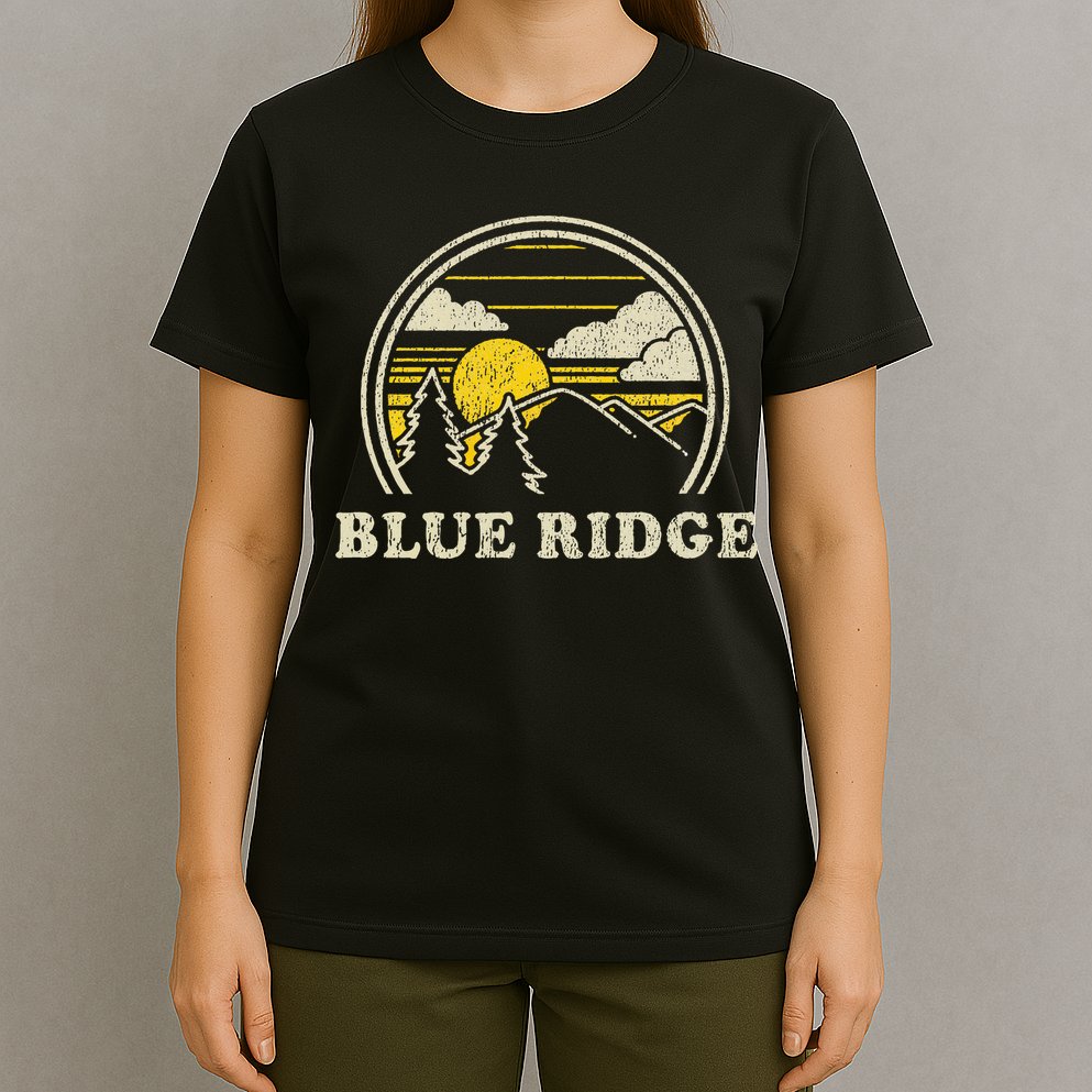 Blue Ridge Georgia Ga T Vintage Hiking Mountains T-Shirt