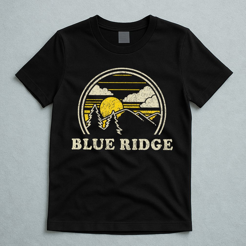 Blue Ridge Georgia Ga T Vintage Hiking Mountains T-Shirt
