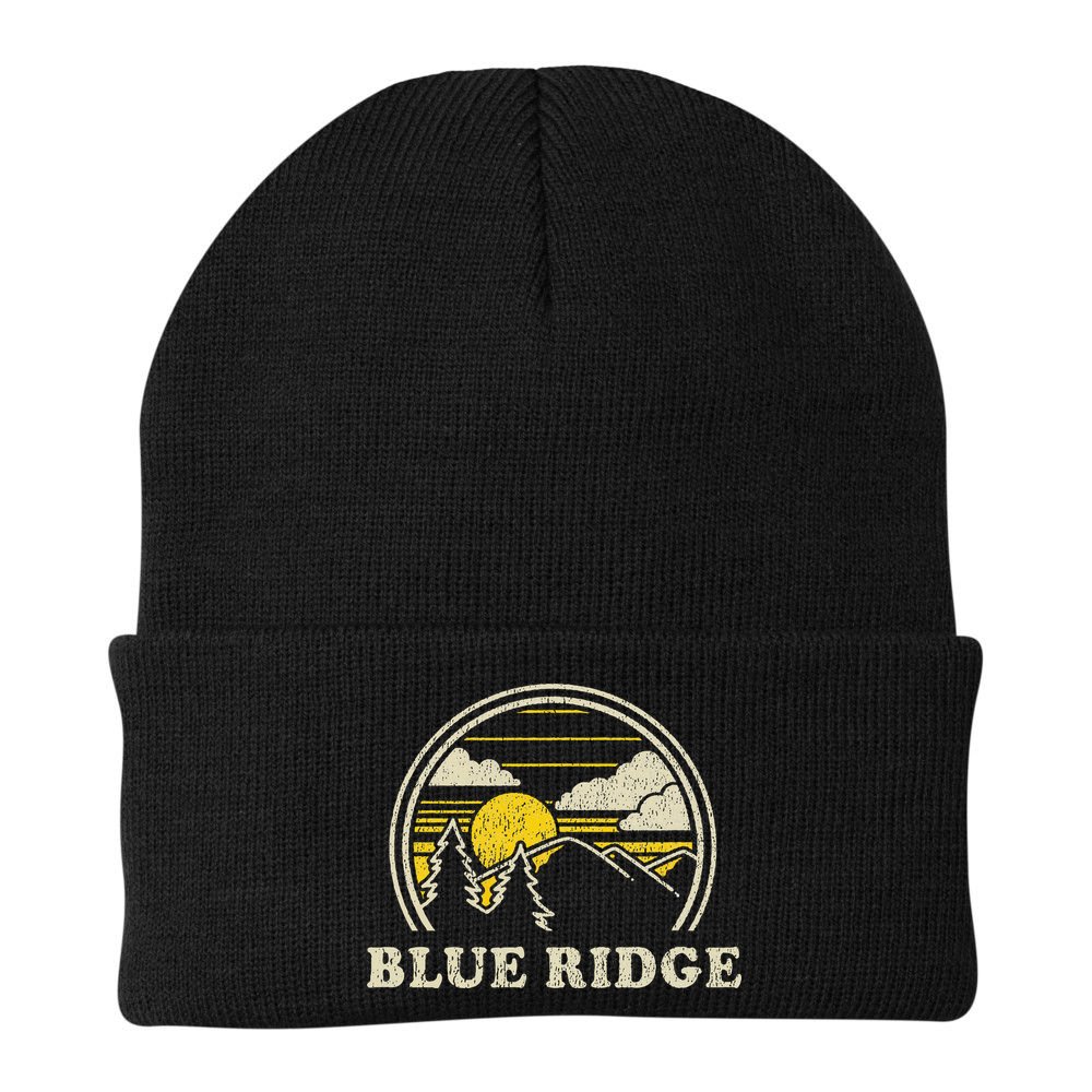 Blue Ridge Georgia Ga T Vintage Hiking Mountains Beanie