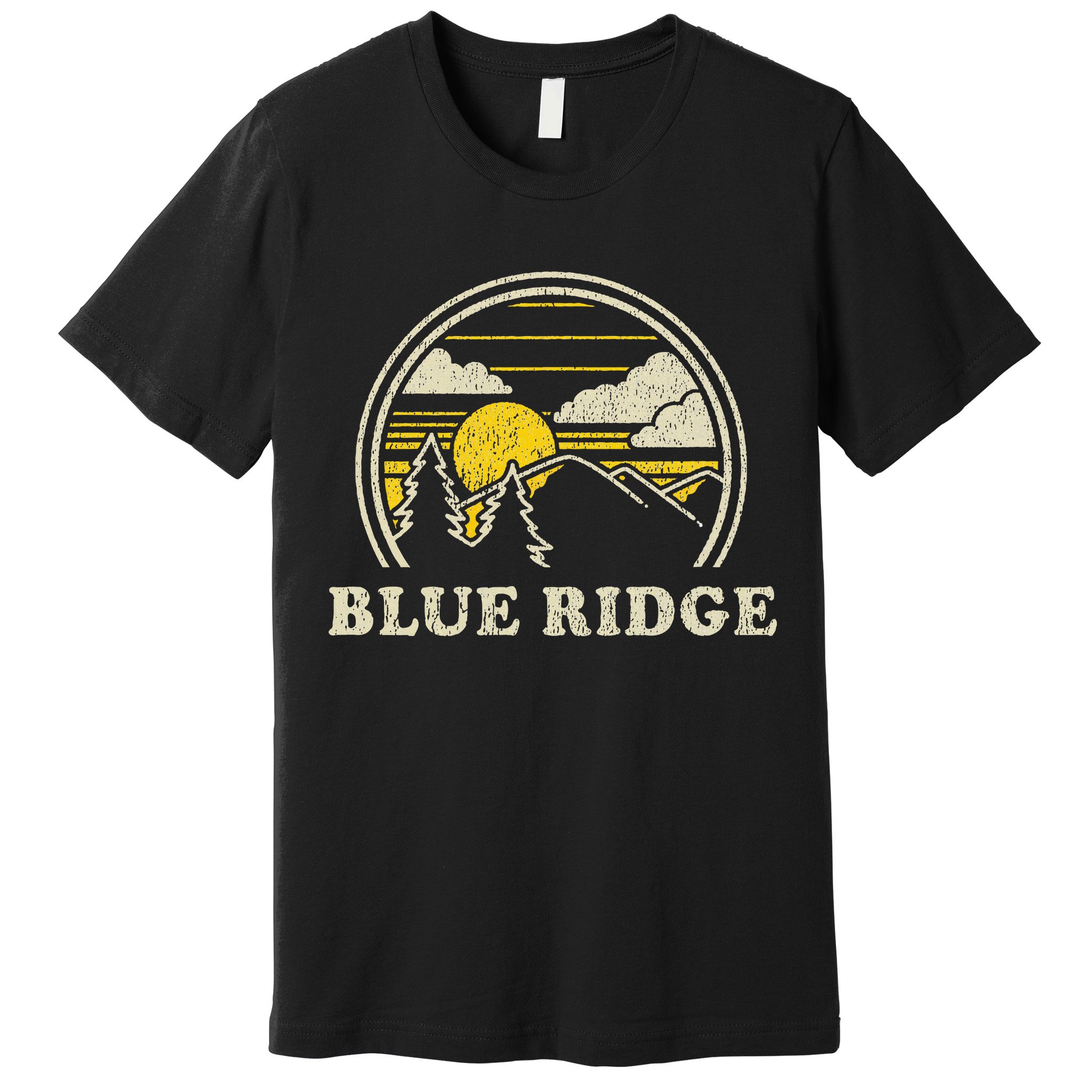 Blue Ridge Georgia Ga T Vintage Hiking Mountains Premium T-Shirt