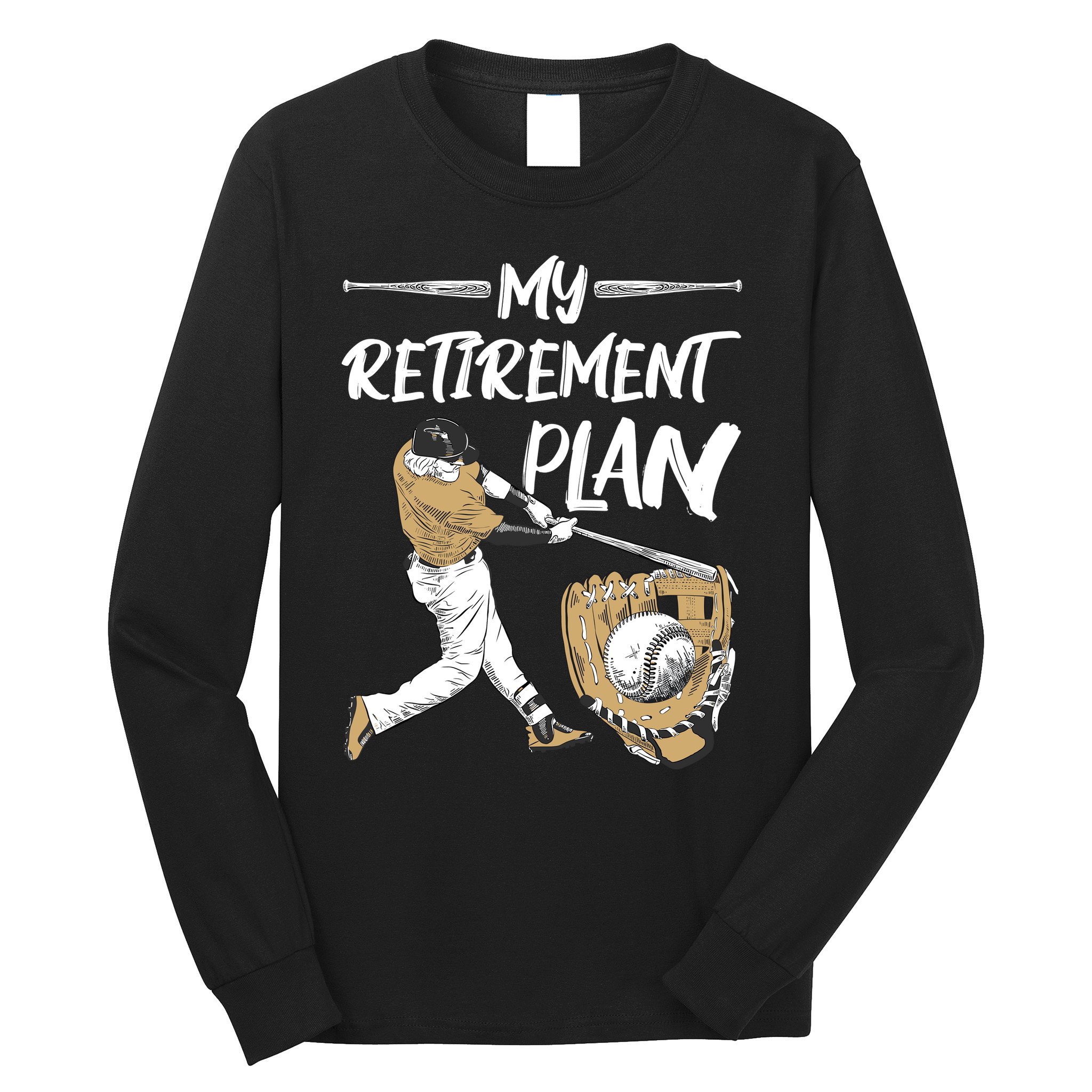 Baseball Retirement Gifts Long Sleeve Shirt