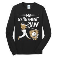 Baseball Retirement Gifts Tall Long Sleeve T-Shirt