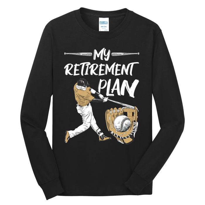 Baseball Retirement Gifts Tall Long Sleeve T-Shirt