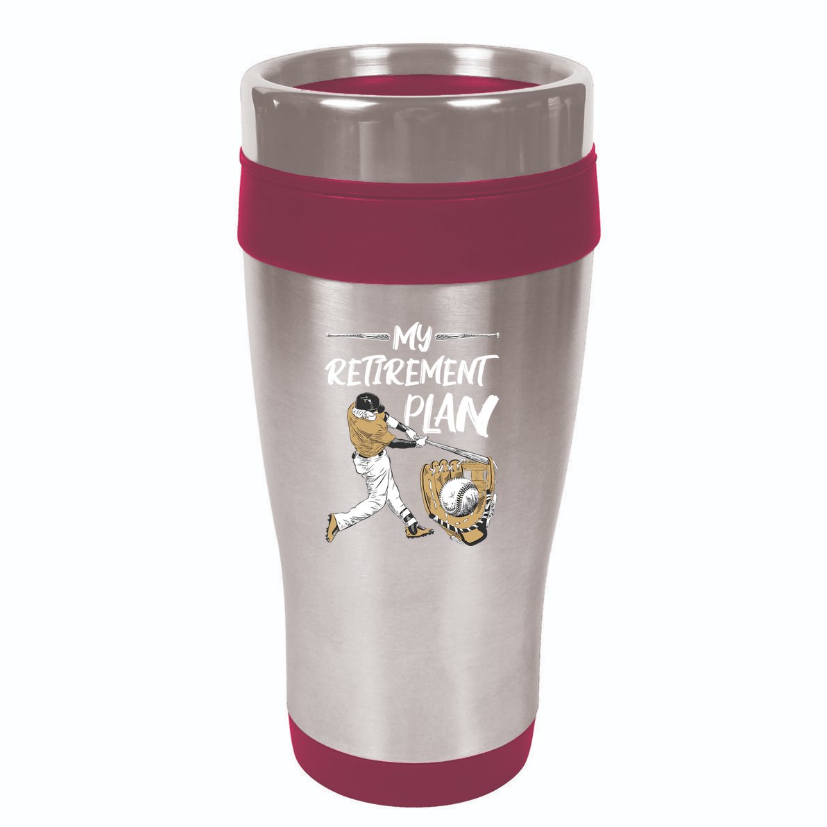 Baseball Retirement Gifts 16oz Travel Tumbler