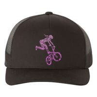 Bmx Rider Girl Bike Bicycle Stunt Racing Yupoong Adult 5-Panel Trucker Hat