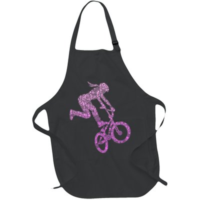 Bmx Rider Girl Bike Bicycle Stunt Racing Apron