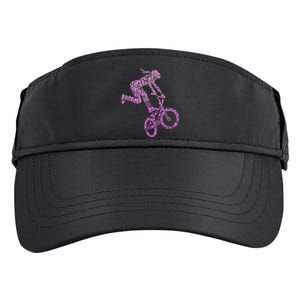 Bmx Rider Girl Bike Bicycle Stunt Racing Adult Drive Performance Visor