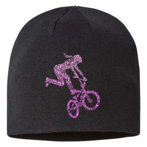 Bmx Rider Girl Bike Bicycle Stunt Racing Sustainable Beanie