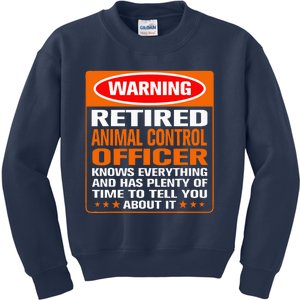 Best Retirement Gifts For Animal Control Officer Funny Kids Sweatshirt