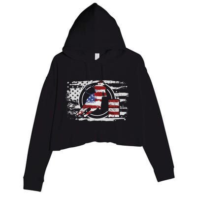Barrel Racing Gift Crop Fleece Hoodie