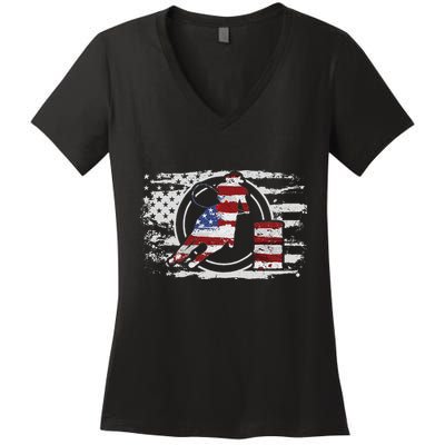 Barrel Racing Gift Women's V-Neck T-Shirt