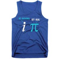 Be Rational Get Real Funny Math Joke Statistics Pun Gift Tank Top