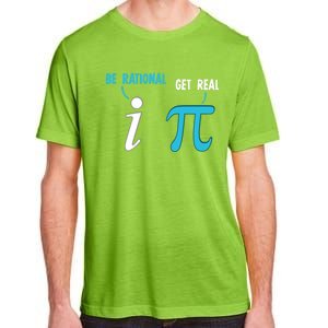 Be Rational Get Real Funny Math Joke Statistics Pun Gift Adult ChromaSoft Performance T-Shirt