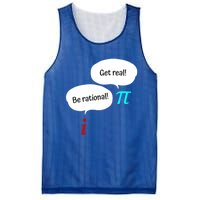 Be Rational Get Real Math Teacher Pi Mathematic Algebra Funny Gift Mesh Reversible Basketball Jersey Tank