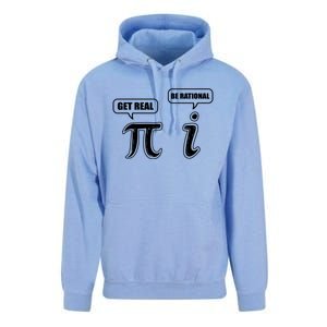 Be Rational Get Real Algebra Math Funny Gift Unisex Surf Hoodie