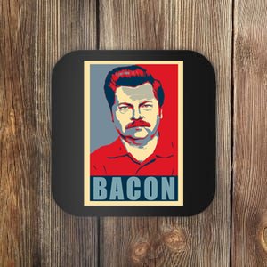 Bacon Ron Hope Swanson Coaster