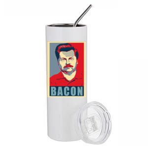 Bacon Ron Hope Swanson Stainless Steel Tumbler