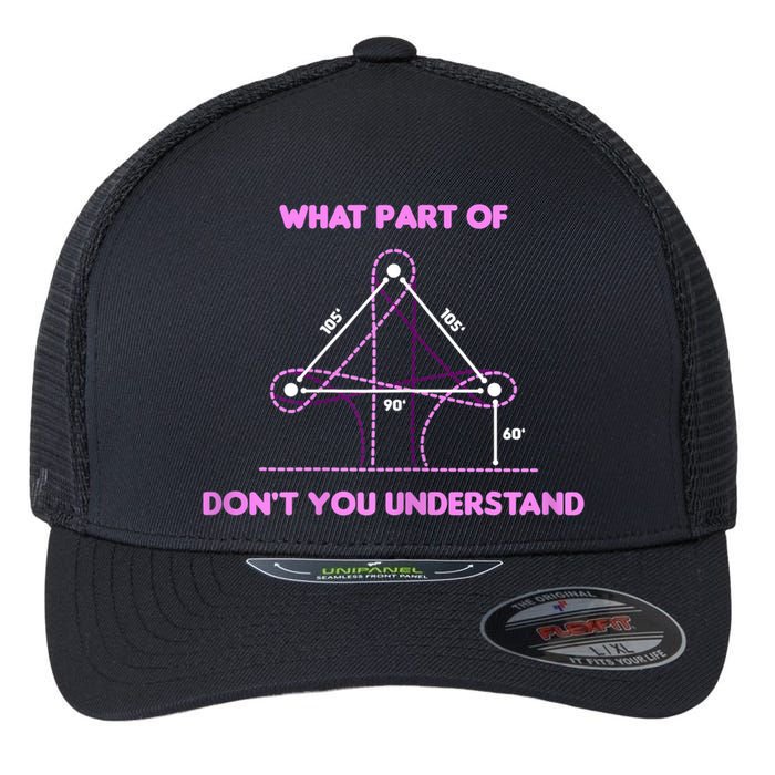 Barrel Racing Horse Riding What Part Don't You Understand Flexfit Unipanel Trucker Cap