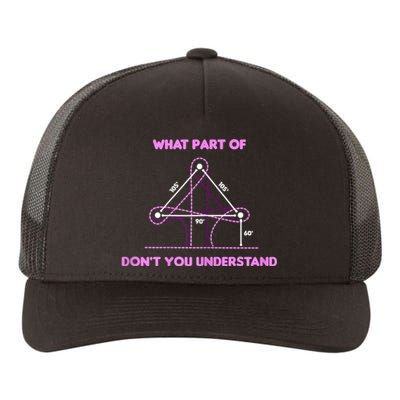 Barrel Racing Horse Riding What Part Don't You Understand Yupoong Adult 5-Panel Trucker Hat