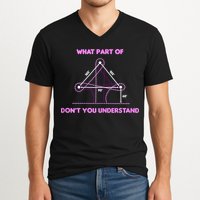 Barrel Racing Horse Riding What Part Don't You Understand V-Neck T-Shirt
