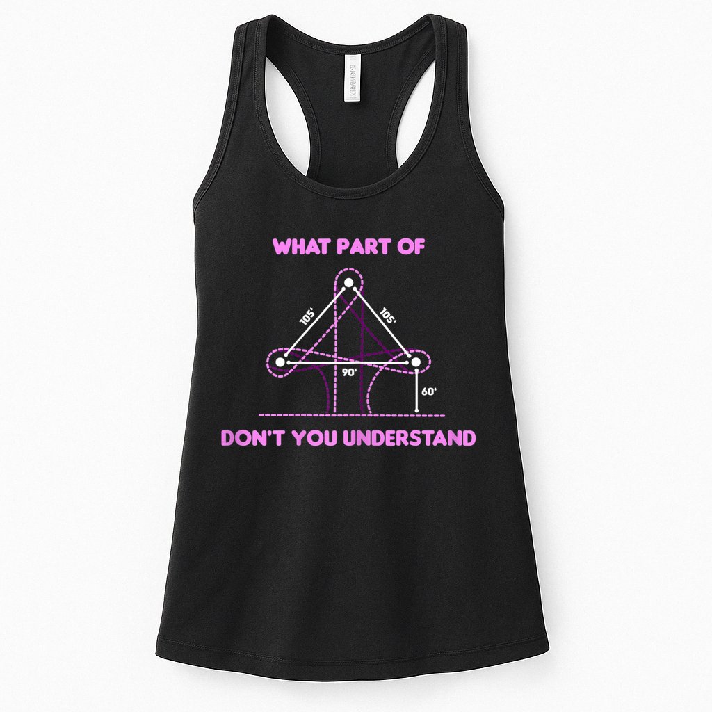 Barrel Racing Horse Riding What Part Don't You Understand Womens Tank Top