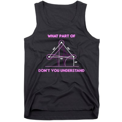 Barrel Racing Horse Riding What Part Don't You Understand Tank Top