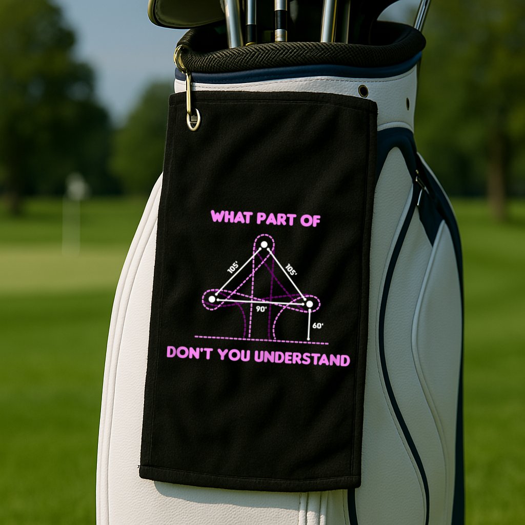 Barrel Racing Horse Riding What Part Don't You Understand Golf Towel