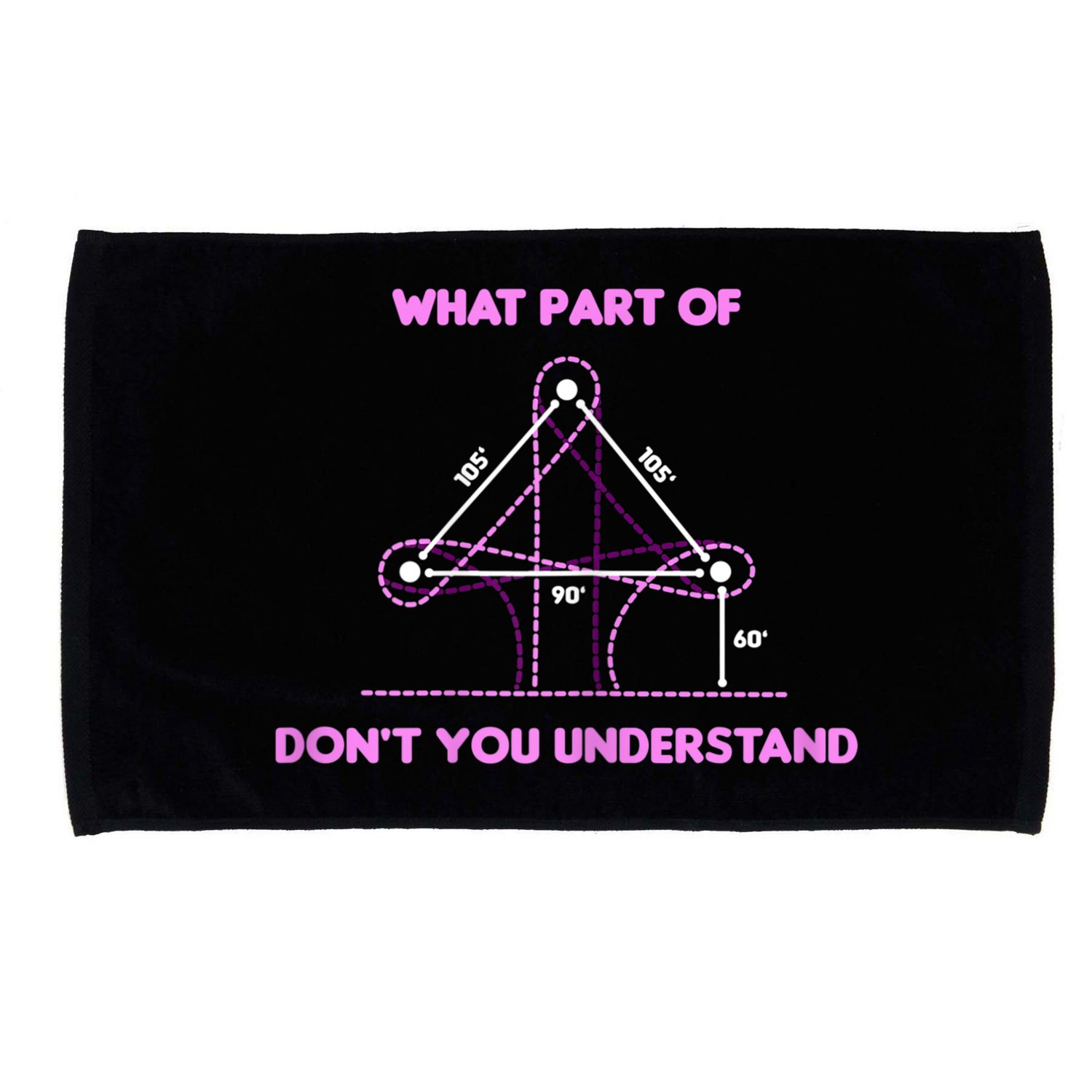 Barrel Racing Horse Riding What Part Don't You Understand Microfiber Hand Towel