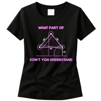 Barrel Racing Horse Riding What Part Don't You Understand Womens T-Shirt