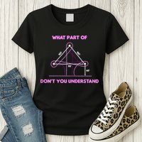 Barrel Racing Horse Riding What Part Don't You Understand Womens T-Shirt