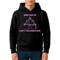Barrel Racing Horse Riding What Part Don't You Understand Kids Hoodie