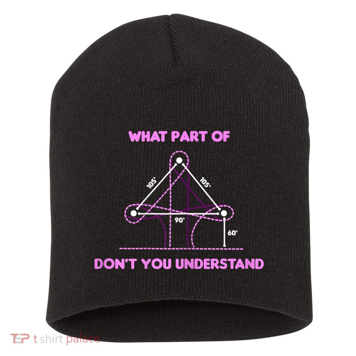 Barrel Racing Horse Riding What Part Don't You Understand Short Acrylic Beanie