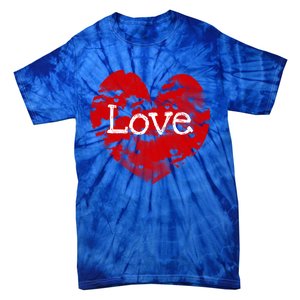 Big Red Heart Valentines Day Tee Cute Vgiftday Love Couple Cute Gift Tie-Dye T-Shirt