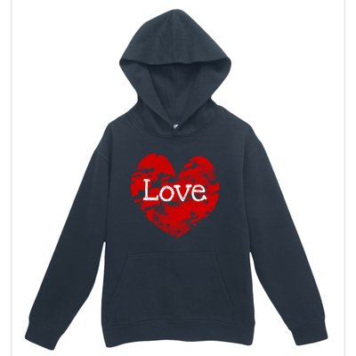 Big Red Heart Valentines Day Tee Cute Vgiftday Love Couple Gift Urban Pullover Hoodie