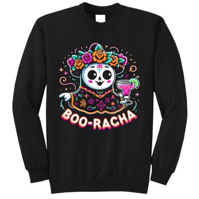 Boo Racha Happy Halloween And Cinco De Mayo Mexico Festival Style Sweatshirt