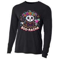 Boo Racha Happy Halloween And Cinco De Mayo Mexico Festival Style Cooling Performance Long Sleeve Crew