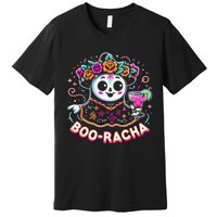 Boo Racha Happy Halloween And Cinco De Mayo Mexico Festival Style Premium T-Shirt