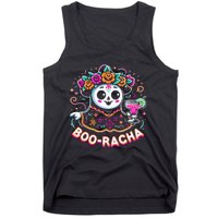 Boo Racha Happy Halloween And Cinco De Mayo Mexico Festival Style Tank Top