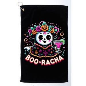 Boo Racha Happy Halloween And Cinco De Mayo Mexico Festival Style Platinum Collection Golf Towel