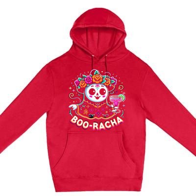 Boo Racha Happy Halloween And Cinco De Mayo Mexico Festival Style Premium Pullover Hoodie