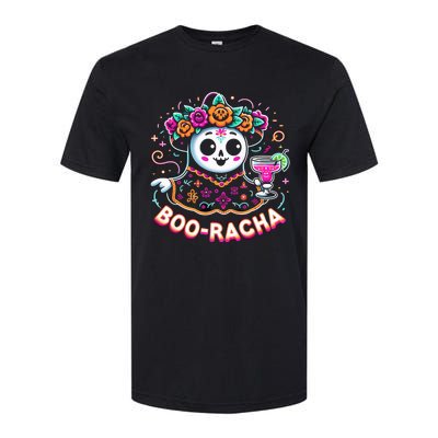 Boo Racha Happy Halloween And Cinco De Mayo Mexico Festival Style Softstyle CVC T-Shirt