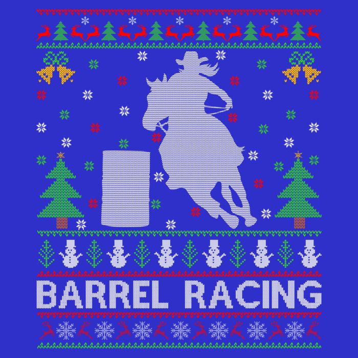 Barrel Racing Horse Sports Xmas Ugly Barrel Racing Christmas Gift 16 in Basic Backpack