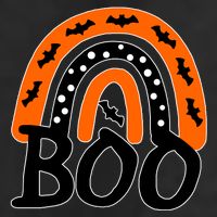 BOO Retro Halloween Rainbow Cool Comfort Performance Bucket Hat