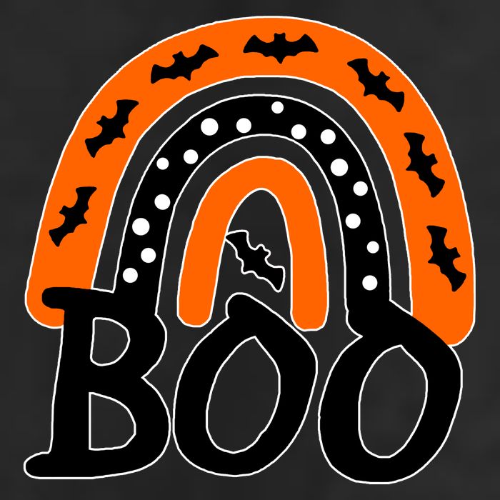 BOO Retro Halloween Rainbow Cool Comfort Performance Bucket Hat