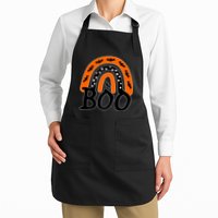BOO Retro Halloween Rainbow Apron