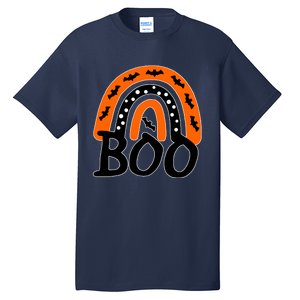 BOO Retro Halloween Rainbow Tall T-Shirt