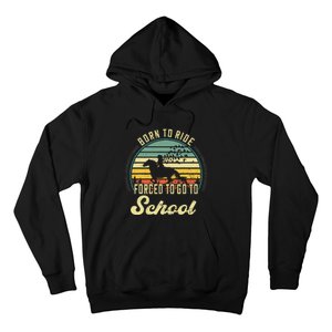 Born Ride Horses Forced To Go To School Cute Horse Girl Hoodie