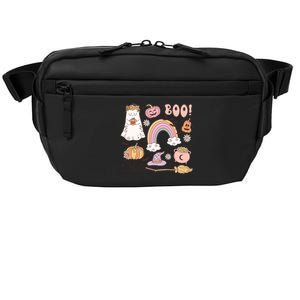 Boo Retro Halloween Ghost Design Gift Crossbody Pack