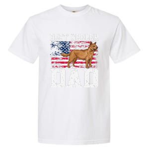 Best Red Heeler Dad American Flag Australian Cattle Dog Garment-Dyed Heavyweight T-Shirt