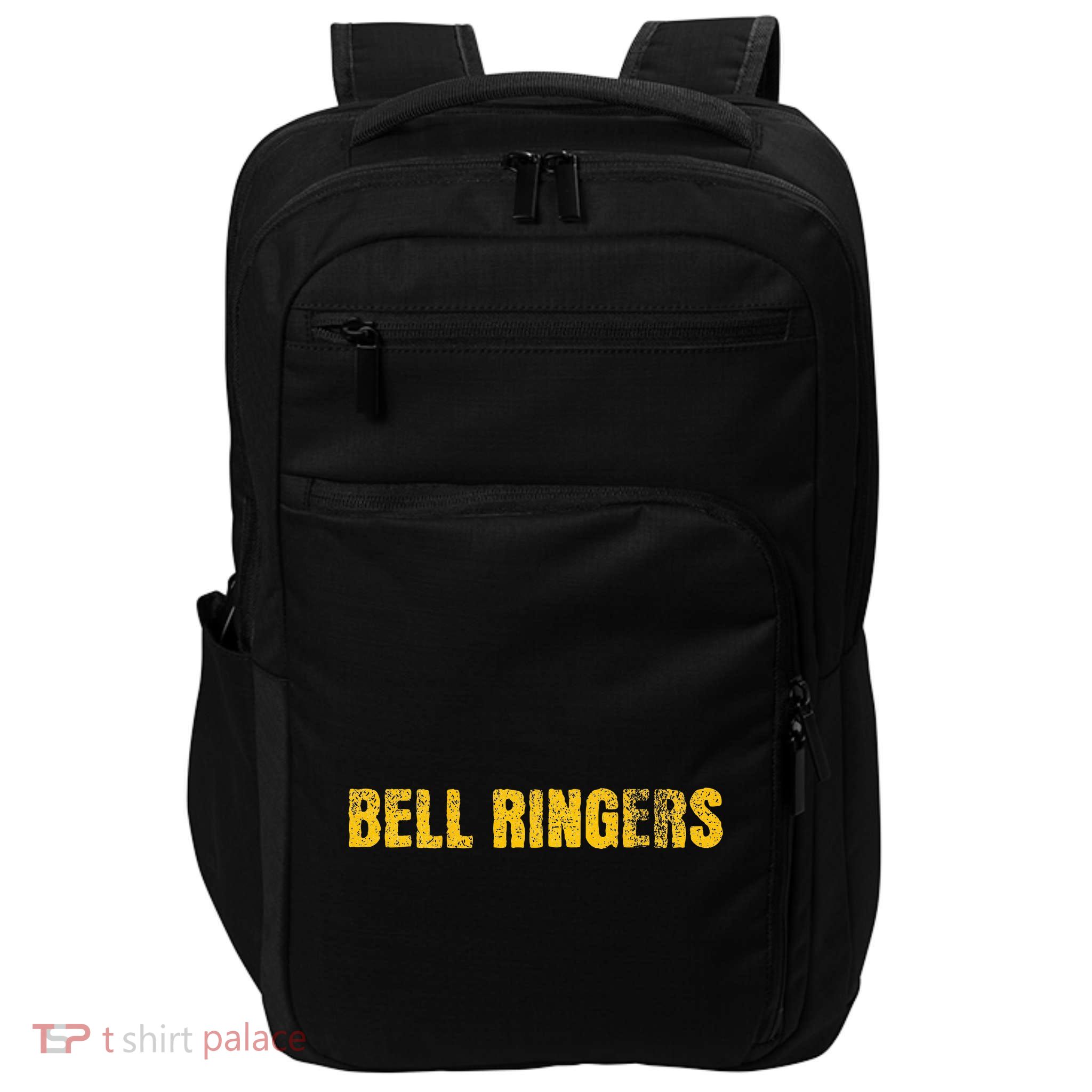 Bell Ringers Handbell With Angry Face Impact Tech Backpack